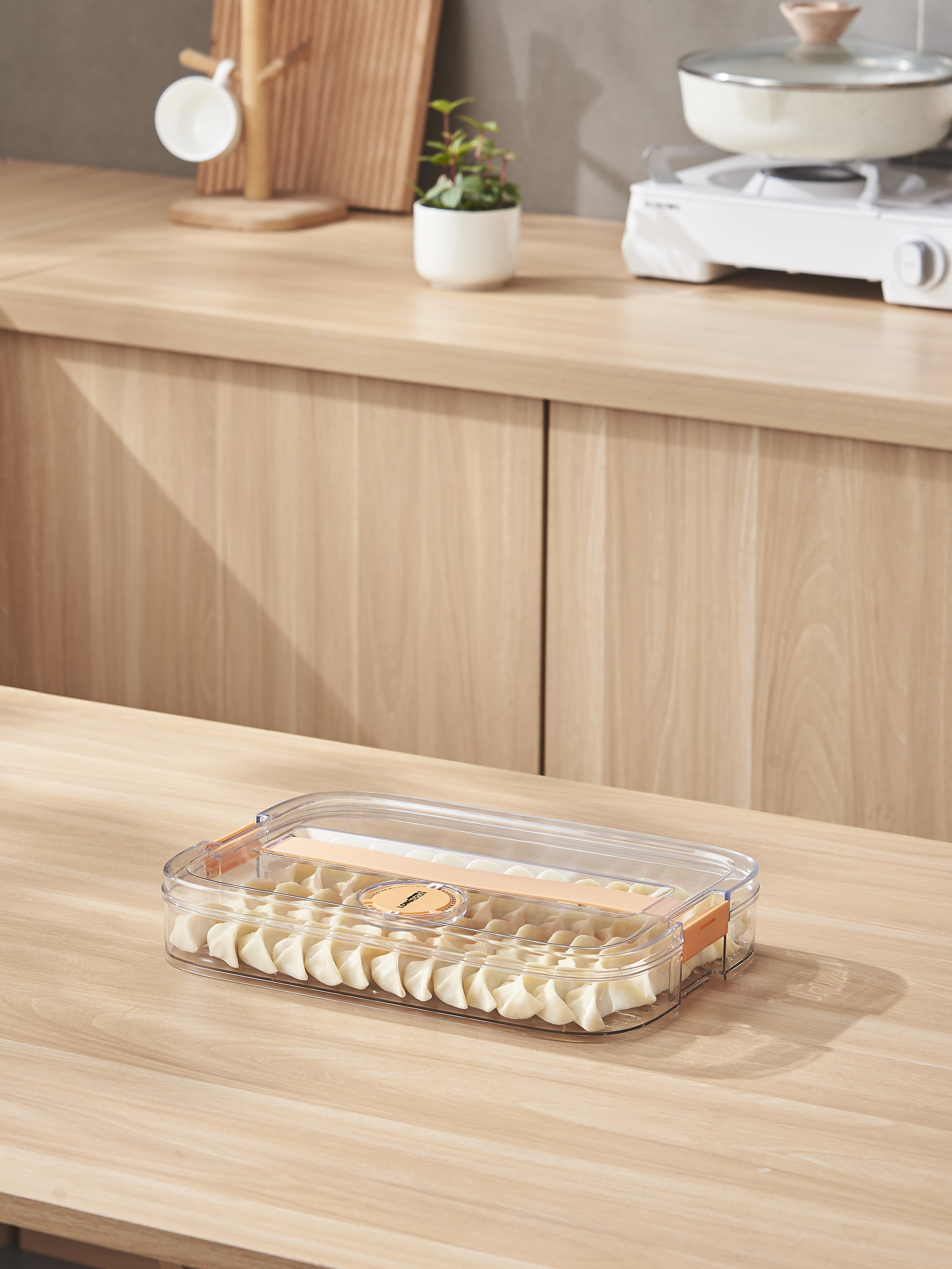 LJ-3986 Square Stainless Steel Food Container 2.45L